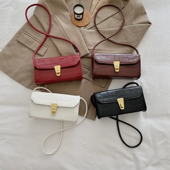 PU Leather Solid Handbag for Lady Shoulder Underarm Bag Alligator Pattern Clutch Fashion Exquisite Shopping Bag
PU Leather Solid Handbag for Lady Shoulder Underarm Bag Alligator Pattern Clutch Fashion Exquisite Shopping Bag