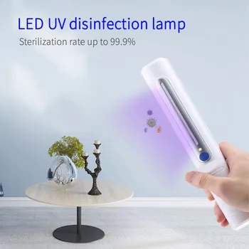 Handheld LED UV Disinfection Lamp Household Sterilization Led Lamp UVC Portable Ultraviolet Disinfection Lamp
Handheld LED UV Disinfection Lamp Household Sterilization Led Lamp UVC Portable Ultraviolet Disinfection Lamp