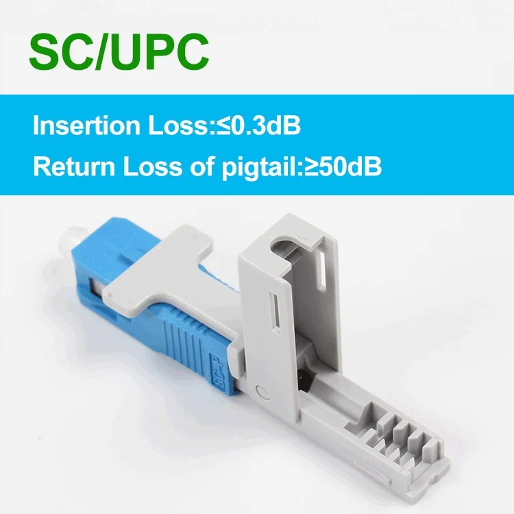100 pcs SC UPC Fast Connector Snap type SC adapter FTTH Flat Fast Quick field Assembly fiber cable connector
100 pcs SC UPC Fast Connector Snap type SC adapter FTTH Flat Fast Quick field Assembly fiber cable connector