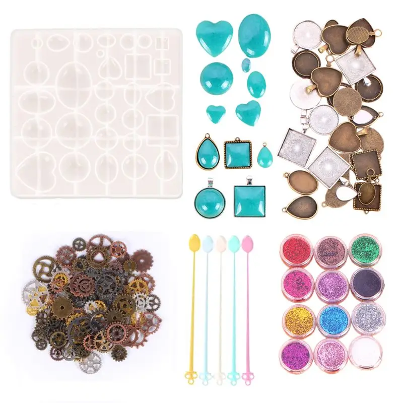 1Set Silicone Crystal Epoxy Hanging Ornaments Mold Pendant Casting Mould Handmade DIY Crafts Jewelry Making Tool
1Set Silicone Crystal Epoxy Hanging Ornaments Mold Pendant Casting Mould Handmade DIY Crafts Jewelry Making Tool