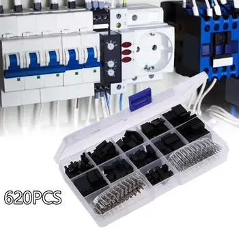 Household 620pcs Plastic Housing Terminal Needle Combination + Female Terminal Terminal 2.54 Male Terminal Pitch Connector R5B6
Household 620pcs Plastic Housing Terminal Needle Combination + Female Terminal Terminal 2.54 Male Terminal Pitch Connector R5B6