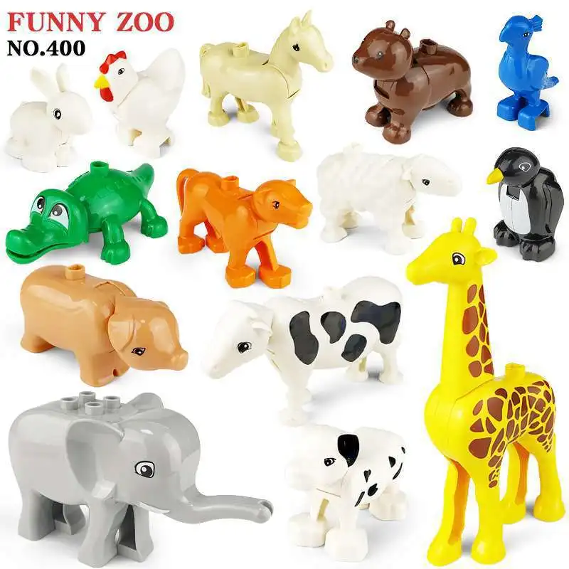 Scene Supplement Large Particles Animal Dinosaur Elephant Lion Tiger Monkey in Bulk Building Blocks Accessories Bag 400
Scene Supplement Large Particles Animal Dinosaur Elephant Lion Tiger Monkey in Bulk Building Blocks Accessories Bag 400