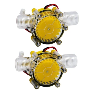 2 Pcs 10W Water Flow Pump Mini Hydro Generator Turbine Flow Hydraulic Conversion, 5V & 80V
2 Pcs 10W Water Flow Pump Mini Hydro Generator Turbine Flow Hydraulic Conversion, 5V & 80V