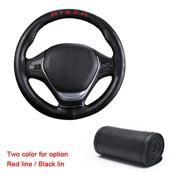 Car Steering Wheel Cover for SEAT Ateca 38CM DIY Leather Braid On The Steering-wheel Of Car With Needle And Thread
Car Steering Wheel Cover for SEAT Ateca 38CM DIY Leather Braid On The Steering-wheel Of Car With Needle And Thread