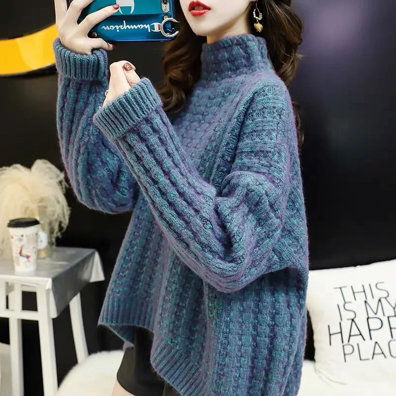 Net red women's 2020 new autumn and winter turtleneck sweater loose lazy wind wear sweater Korean pullover coat
Net red women's 2020 new autumn and winter turtleneck sweater loose lazy wind wear sweater Korean pullover coat