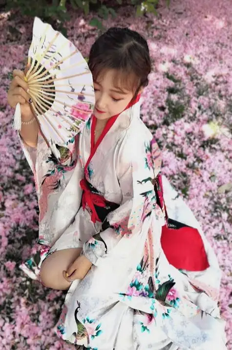 Spring Summer Japanese Kimono Yukata Woman Stage Performance Coat Outer Garment+Waistband
Spring Summer Japanese Kimono Yukata Woman Stage Performance Coat Outer Garment+Waistband