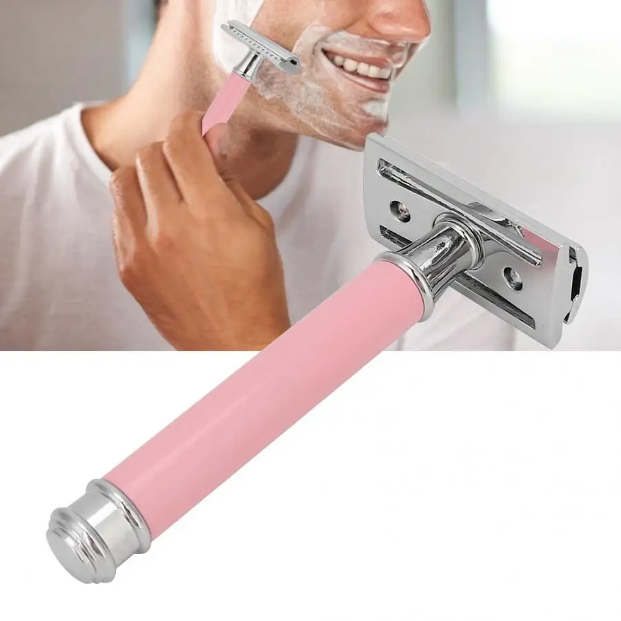 Traditional Double-Edge Blade Safety Shaving Tool Beard Manual Shaver for Men Pink Machine For Shaving
Traditional Double-Edge Blade Safety Shaving Tool Beard Manual Shaver for Men Pink Machine For Shaving
