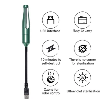 Newest USB UV Disinfection Lamp Auto Car Fresh Air Ionic Purifier Sterilizer Light for Car home
Newest USB UV Disinfection Lamp Auto Car Fresh Air Ionic Purifier Sterilizer Light for Car home