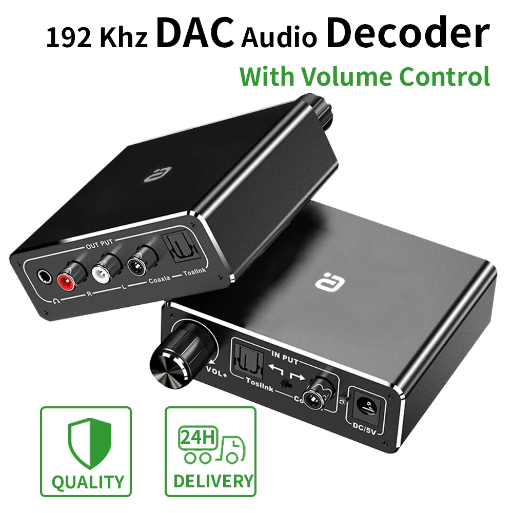 192 кГц цифро-аналоговый аудио конвертер Hifi DAC Amp 3 5 мм усилитель для наушников