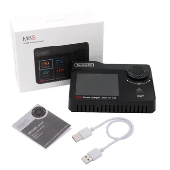 ToolkitRC M8S Mini Battery Balance Charger Discharge with Color Screen 400W 18A DC Output for 1-8S Lipo LiHV Life Lion NiMh Pb
ToolkitRC M8S Mini Battery Balance Charger Discharge with Color Screen 400W 18A DC Output for 1-8S Lipo LiHV Life Lion NiMh Pb