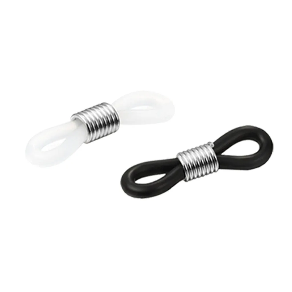 20Pcs Rubber and Metal Ends Anti-slip Eyeglass Accessories Chain Holder Retainer Connectors 20Pcs Rubber and Metal Ends Anti-slip Eyeglass Accessories Chain Holder Retainer Connectors