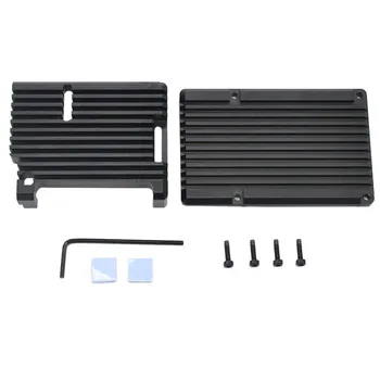 HOT-Aluminum Alloy Heatsink Radiator Protective Enclosure Case Cooling Shell for Raspberry Pi 4B
HOT-Aluminum Alloy Heatsink Radiator Protective Enclosure Case Cooling Shell for Raspberry Pi 4B