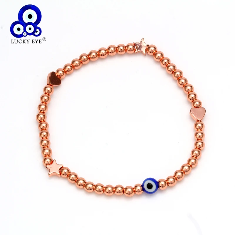 Lucky Eye Star Heart Evil Eye Charm Beads Bracelet Adjustable Blue Eye Strand Bracelet Handmade Jewelry for Women Female EY6388
Lucky Eye Star Heart Evil Eye Charm Beads Bracelet Adjustable Blue Eye Strand Bracelet Handmade Jewelry for Women Female EY6388