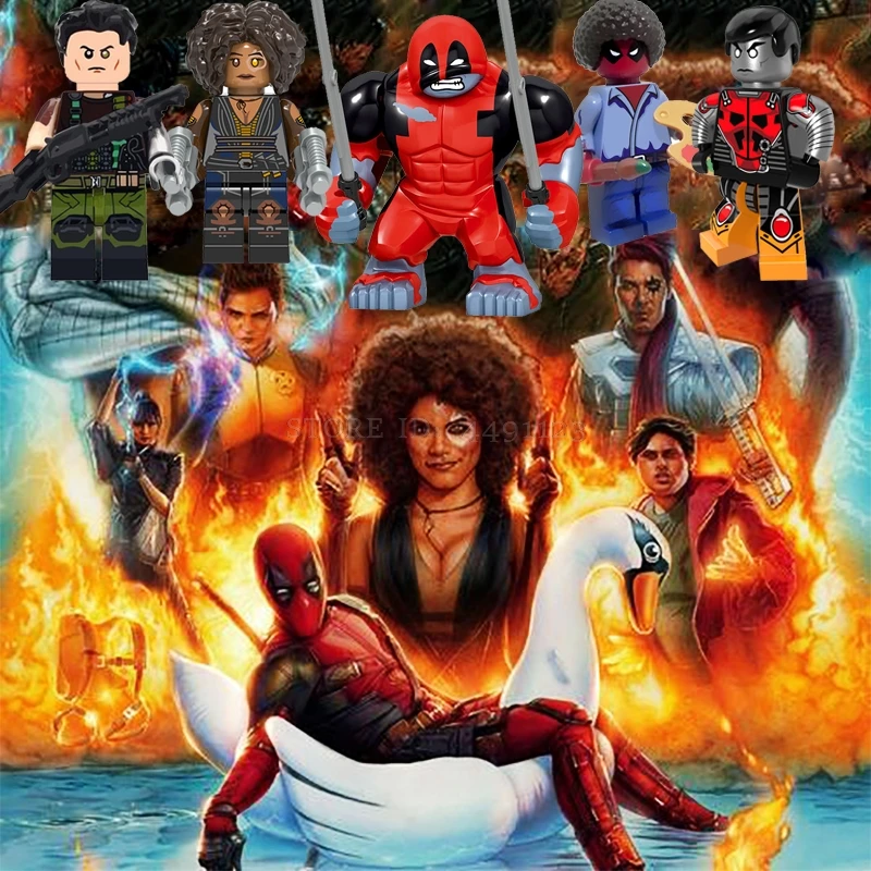 Block Deadpool Wolverine Mutants Hulk Motor Colossus Cable Domino X-Men Toys Marvel Avengers Endgame Thanos IronMan in Blocks
Block Deadpool Wolverine Mutants Hulk Motor Colossus Cable Domino X-Men Toys Marvel Avengers Endgame Thanos IronMan in Blocks