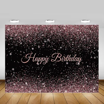Adult Happy Birthday Backdrop for Photography Glitter Pink Rose Dots Background Birthday Party Cake Table Backdrop Decorations
Adult Happy Birthday Backdrop for Photography Glitter Pink Rose Dots Background Birthday Party Cake Table Backdrop Decorations