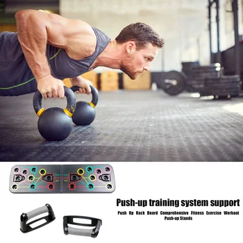 Push Up Rack Board Push-up Stand Board Gym Home Comprehensive Fitness Exercise Sports Body Building Training Equipment Tool 2020 
Push Up Rack Board Push-up Stand Board Gym Home Comprehensive Fitness Exercise Sports Body Building Training Equipment Tool 2020