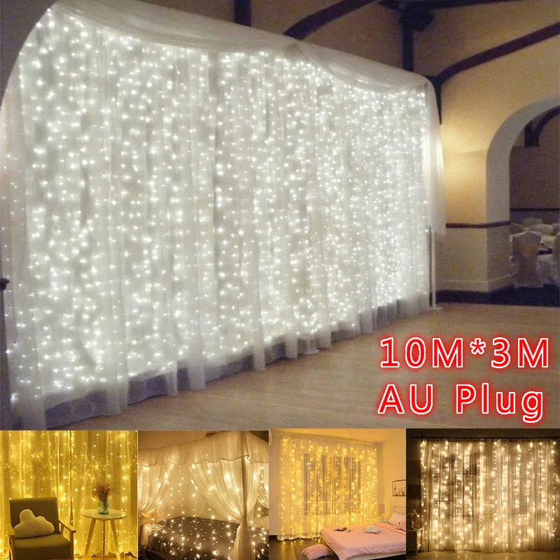 2222AU PLug Holiday Led Curtain Fairy String Light Fairy Light 1000 led Christmas Light for Wedding Home Garden Party Decoration
2222AU PLug Holiday Led Curtain Fairy String Light Fairy Light 1000 led Christmas Light for Wedding Home Garden Party Decoration