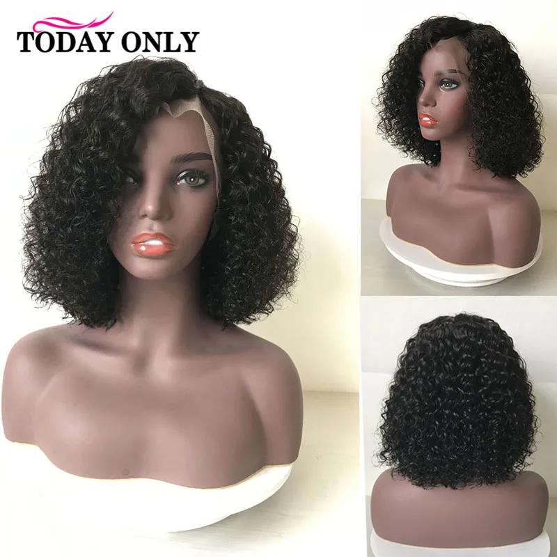 TODAY ONLY Kinky Curly Wig Remy Bob Lace Front Wigs For Black Women Short Human Hair Bob Wigs Peruvian 13x4 Lace Frontal Wig
TODAY ONLY Kinky Curly Wig Remy Bob Lace Front Wigs For Black Women Short Human Hair Bob Wigs Peruvian 13x4 Lace Frontal Wig