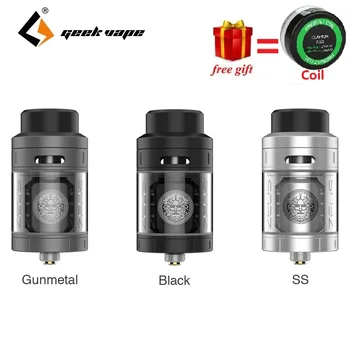 GeekVape Zeus RTA Tank Atomizer 4ml Capacity 25mm Diameter RTA Atomizer Fit Most 510 E-cig Mod & Spare Glass Tube for DIY Fans
GeekVape Zeus RTA Tank Atomizer 4ml Capacity 25mm Diameter RTA Atomizer Fit Most 510 E-cig Mod & Spare Glass Tube for DIY Fans