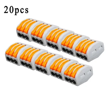 20pcs 3 Way Self Locking Electrical Cable Connectors Quick Splice Wire Terminals Brand New And High Quality
20pcs 3 Way Self Locking Electrical Cable Connectors Quick Splice Wire Terminals Brand New And High Quality