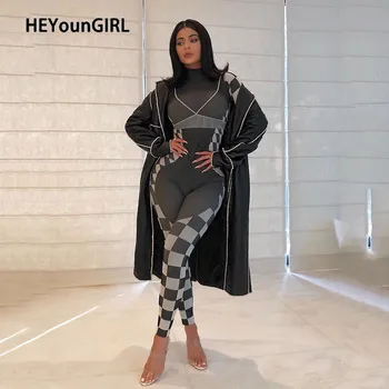 2020 Sexy Checkerboard Bodycon Long Jumpsuit Pants Casual Long Sleeve Skinny Overall for Women Fitness Turtleneck Romper Ladies
2020 Sexy Checkerboard Bodycon Long Jumpsuit Pants Casual Long Sleeve Skinny Overall for Women Fitness Turtleneck Romper Ladies