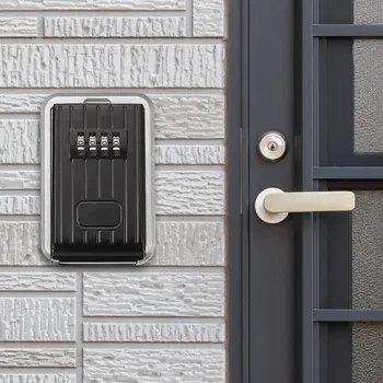 Wall Mounted Outdoor Key Storage Lock Box 4-Digit Combination Password Key Cover H25288 Box 4-Digit Holder Hider
Wall Mounted Outdoor Key Storage Lock Box 4-Digit Combination Password Key Cover H25288 Box 4-Digit Holder Hider