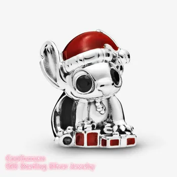2019 Winter 100% Original 925 Sterling Silver Stitch Christmas Charm red enamel beads Fits Pandora bracelets Jewelry Making 
2019 Winter 100% Original 925 Sterling Silver Stitch Christmas Charm red enamel beads Fits Pandora bracelets Jewelry Making