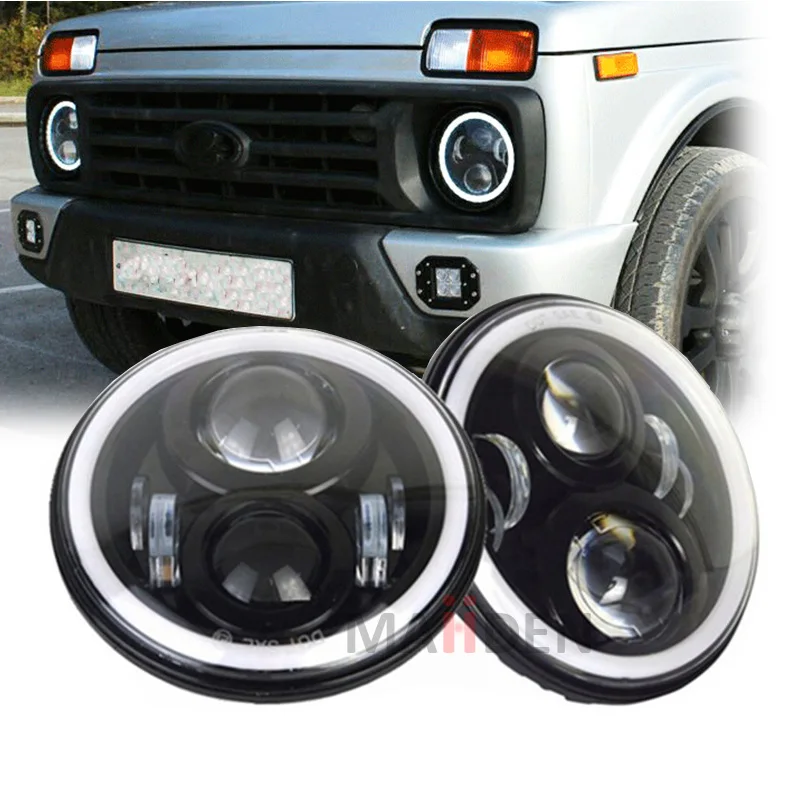 7" H4 LED Headlights With Turn Signal DRL For Jeep Wrangler JK TJ CJ 7 Inch Halo Angel Eye Round Headlamp For Toyota FJ Cruiser
7" H4 LED Headlights With Turn Signal DRL For Jeep Wrangler JK TJ CJ 7 Inch Halo Angel Eye Round Headlamp For Toyota FJ Cruiser