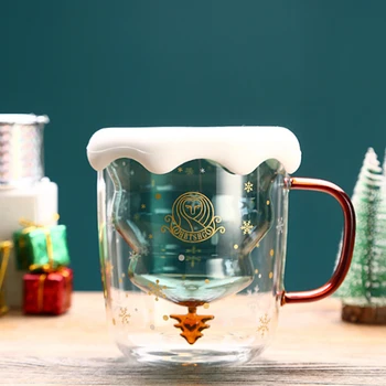 300ML Christmas Creative Mugs Coffee Cups Double-layer Starry Sky Cup Milk Glass Children's Gift 2020 Party Christmas Gift
300ML Christmas Creative Mugs Coffee Cups Double-layer Starry Sky Cup Milk Glass Children's Gift 2020 Party Christmas Gift