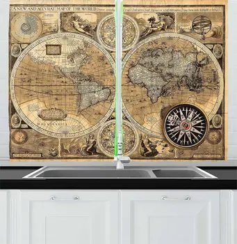 Abstract Curtains Geometric Round Retro Map Home Bedroom Kitchen Living Room Decoration Items Window Curtains for Living Room
Abstract Curtains Geometric Round Retro Map Home Bedroom Kitchen Living Room Decoration Items Window Curtains for Living Room