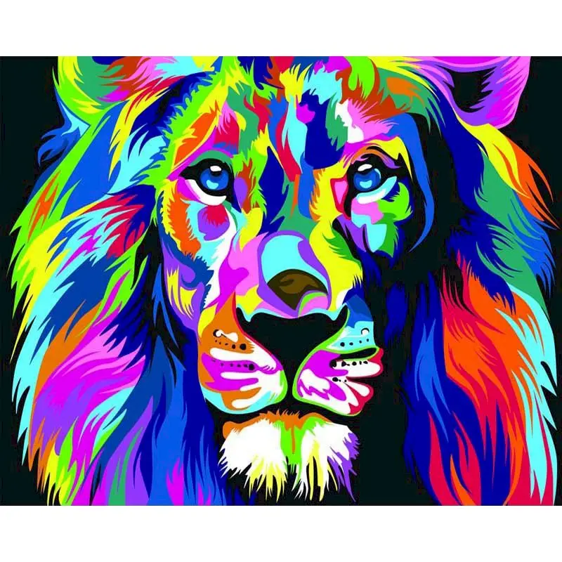 Frame 40x50cm Painting By Numbers Landscape Frame Color Dazzle Lion Head DIY Modern Wall Art For Home Decor HandPainted Art Gift
Frame 40x50cm Painting By Numbers Landscape Frame Color Dazzle Lion Head DIY Modern Wall Art For Home Decor HandPainted Art Gift