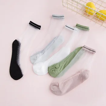 New Women Socks 2020 Spring Solid color Women Fashion Ankle Cute Socks Women Transparent Korea Style Women's Fashion Socks
New Women Socks 2020 Spring Solid color Women Fashion Ankle Cute Socks Women Transparent Korea Style Women's Fashion Socks