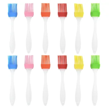 12 pcs Barbecue Brushes Silicone Oil Brush Baking Utensil Turkey Baster for Home 
12 pcs Barbecue Brushes Silicone Oil Brush Baking Utensil Turkey Baster for Home