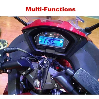 Accurate Adjustable Universal RPM Speed Backlight Kph Mph Fuel Gauge Motorcycle Speedometer Easy Use LCD Odometer Accessories
Accurate Adjustable Universal RPM Speed Backlight Kph Mph Fuel Gauge Motorcycle Speedometer Easy Use LCD Odometer Accessories