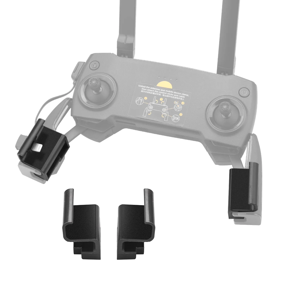 For DJI Mavic 2 Mavic Mini/Pro/Air Spark Remote Accessory Remote Control Mount Extended Clip Install Bracket Stable phone holder
For DJI Mavic 2 Mavic Mini/Pro/Air Spark Remote Accessory Remote Control Mount Extended Clip Install Bracket Stable phone holder