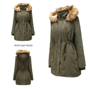E Winter Jacket Women Collar Parkas Slim Zipper Parkas Wool Hat Belt Hoodie Thicken Winter Coat Outwear Long Female Snow Coat
E Winter Jacket Women Collar Parkas Slim Zipper Parkas Wool Hat Belt Hoodie Thicken Winter Coat Outwear Long Female Snow Coat