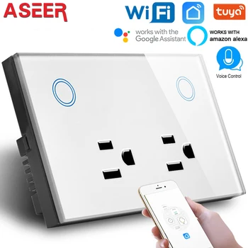 ASEER,US Type WIFI Smart Wall Socket , Electrical Plug Outlet 10A Power Touch socket APP Remote Control,Works with Alexa Google
ASEER,US Type WIFI Smart Wall Socket , Electrical Plug Outlet 10A Power Touch socket APP Remote Control,Works with Alexa Google