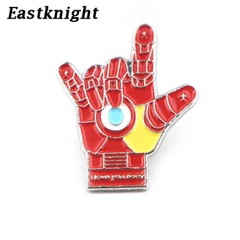K247 Wholesale 20pcs/lot I Love you 3000 Iron Man's Hand Metal Enamel Pins and Brooches for Women Men Lapel Pin Backpack Badge 
K247 Wholesale 20pcs/lot I Love you 3000 Iron Man's Hand Metal Enamel Pins and Brooches for Women Men Lapel Pin Backpack Badge