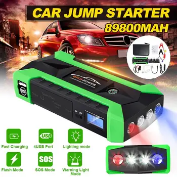12V 89800mAH Car Jump Starter Starting Device Battery Power Bank 600A Auto Buster Emergency Booster Car Charger Jump Starter
12V 89800mAH Car Jump Starter Starting Device Battery Power Bank 600A Auto Buster Emergency Booster Car Charger Jump Starter
