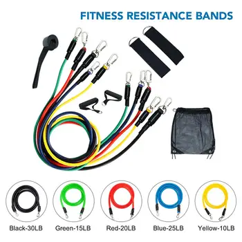 Home Gyms Workout 11pcs/set Pull Rope Fitness Exercises Resistance Bands Latex Tubes Pedal Exerciser Body Training Workout Yoga
Home Gyms Workout 11pcs/set Pull Rope Fitness Exercises Resistance Bands Latex Tubes Pedal Exerciser Body Training Workout Yoga