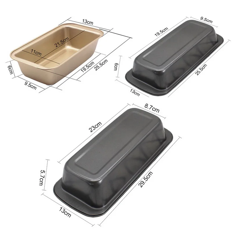 hifuar 1pc Rectangle Cake Mold Loaf Pastry Baking Bakeware DIY Cake Non Stick Pan Carbon Steel Toast Bread Mold Baking Supplies
hifuar 1pc Rectangle Cake Mold Loaf Pastry Baking Bakeware DIY Cake Non Stick Pan Carbon Steel Toast Bread Mold Baking Supplies