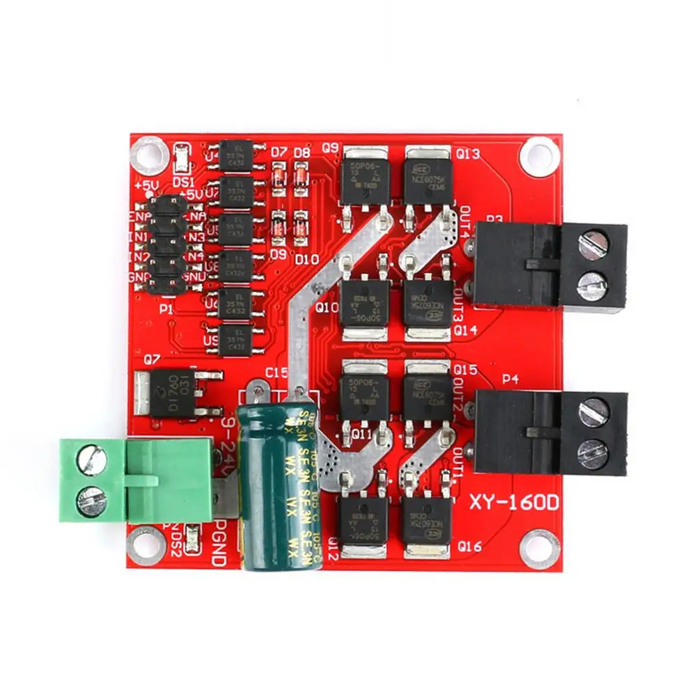 Драйвер двигателя постоянного тока 6 5 В-27 в 7 а контроль скорости ler PWM плата может