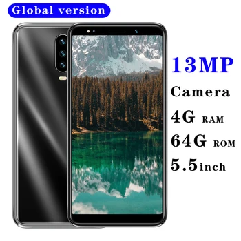 K40 4G RAM 64G ROM Smartphone Global Version FHD Quad Core 5.5inch 5MP+13MP Face ID unlocked mobile phone android Celulares 2SIM