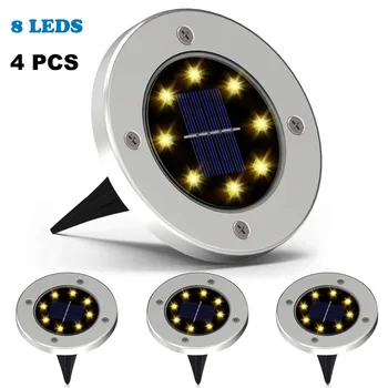 8 led 4-8pcs Solar Powered Ground Light 8 Led Pathway Floor Light Underground LampsOutdoor Garden Landscape Garden Lawn Lamp sma
8 led 4-8pcs Solar Powered Ground Light 8 Led Pathway Floor Light Underground LampsOutdoor Garden Landscape Garden Lawn Lamp sma