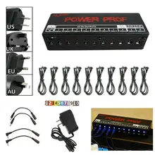 Guitar Effect Pedals Board Power Supply 10 Isolated Outputs Power Tuner Short Circuit 9V/12V/18V Voltage Protection Guitar Acces
Guitar Effect Pedals Board Power Supply 10 Isolated Outputs Power Tuner Short Circuit 9V/12V/18V Voltage Protection Guitar Acces