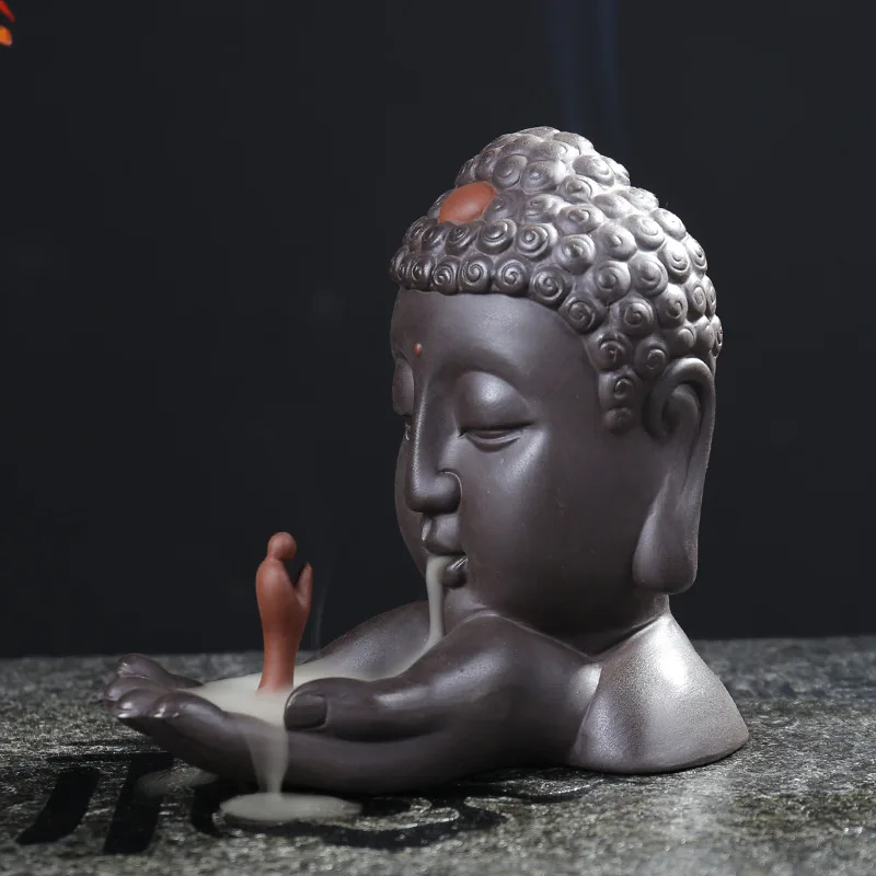Crafts Reverse Flow Censer Creative Decoration "Incense Burner Tathagata Reverse Flow Smoke Furnace Little Monk Mountain Stream
Crafts Reverse Flow Censer Creative Decoration "Incense Burner Tathagata Reverse Flow Smoke Furnace Little Monk Mountain Stream