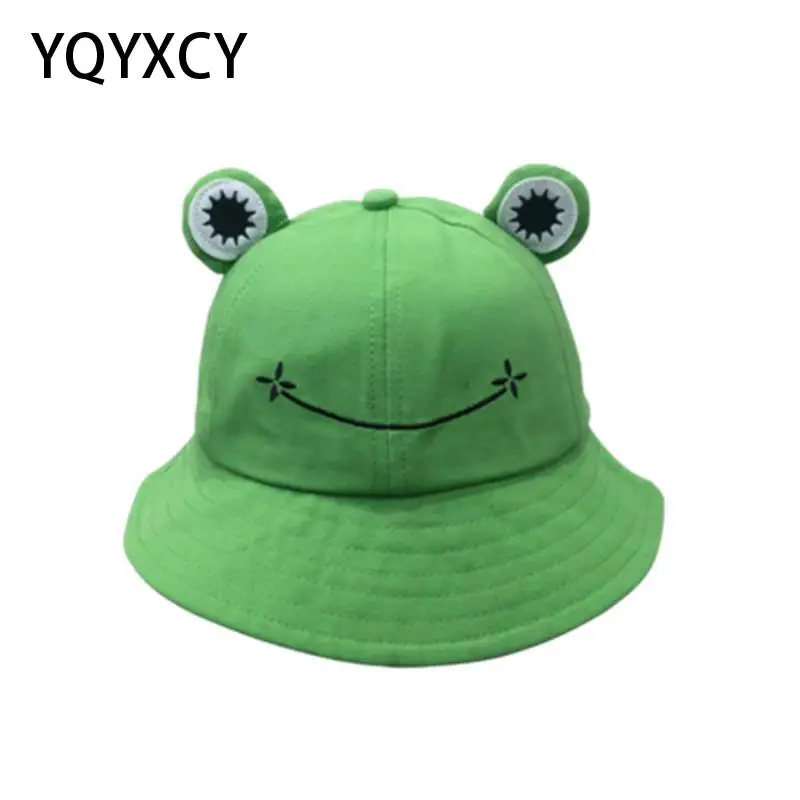 Hat Women Cartoon Frog Cotton Bucket Hat Fashion Cute Hat Cap For Women Girls Gorros Summer Sun Hat Female 
Hat Women Cartoon Frog Cotton Bucket Hat Fashion Cute Hat Cap For Women Girls Gorros Summer Sun Hat Female