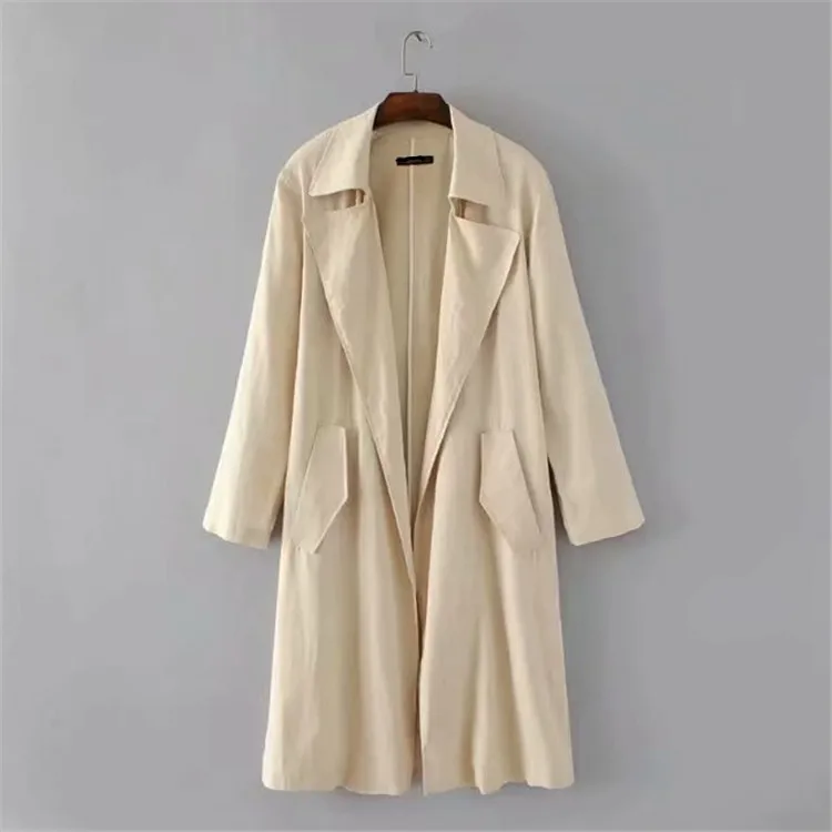 2018 Europe And America Autumn New Style WOMEN'S Dress Cotton Linen Loose And Plus-sized Cardigan Coat Long Sleeve Mid-length Tr
2018 Europe And America Autumn New Style WOMEN'S Dress Cotton Linen Loose And Plus-sized Cardigan Coat Long Sleeve Mid-length Tr