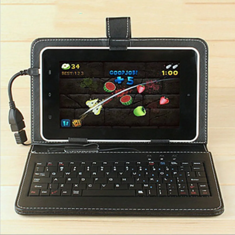 10.1 Inch Imitation Leather Case Cover with USB Keyboard universal for Android Windows Tablets 284*185*13mm
10.1 Inch Imitation Leather Case Cover with USB Keyboard universal for Android Windows Tablets 284*185*13mm