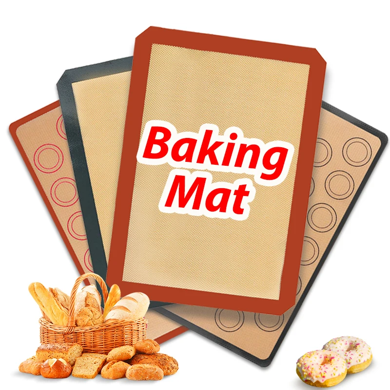 40 x 30cm Non-Stick Silicone Baking Mat Pad Sheet Baking pastry tools Rolling Dough Mat Large Size for Cake Cookie Macaron
40 x 30cm Non-Stick Silicone Baking Mat Pad Sheet Baking pastry tools Rolling Dough Mat Large Size for Cake Cookie Macaron